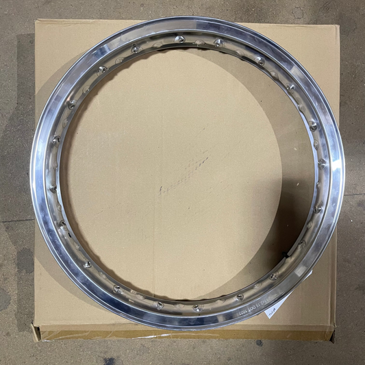 18 x 2.15 Borrani Valanced Rim - Honda CB550 CB750 - Disc Hub - Front - 40 Hole