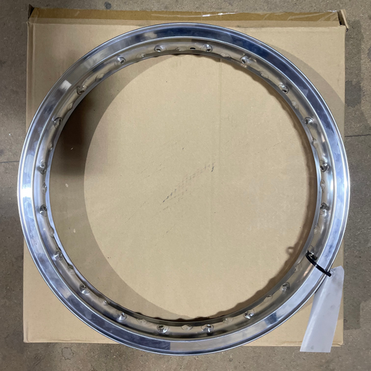 18 x 2.15 Borrani Valanced Rim - Honda CB550 CB750 - Disc Hub - Front - 40 Hole
