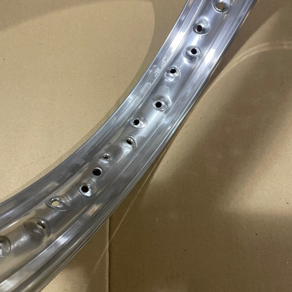 18 x 2.15 Borrani Valanced Rim - Honda CB550 CB750 - Disc Hub - Front - 40 Hole