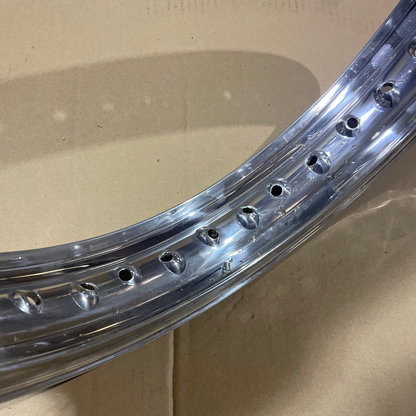 18 x 2.15 Morad Valanced Rim - Triumph T140 T160 - Disc Hub - Rear - 40 Hole