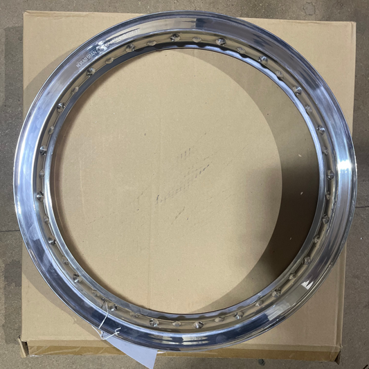 18 x 2.15 Morad Valanced Rim - Norton Dominator/Atlas/Commando - Full Width Hub - Rear - 40 Hole