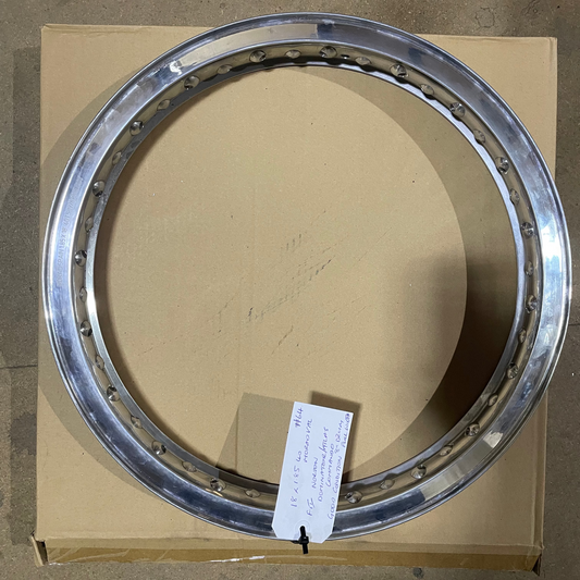 18 x 1.85 Morad Valanced Rim - Norton Dominator/Atlas/Commando - 8" Full Width Hub - Front Or Rear - 40 Hole