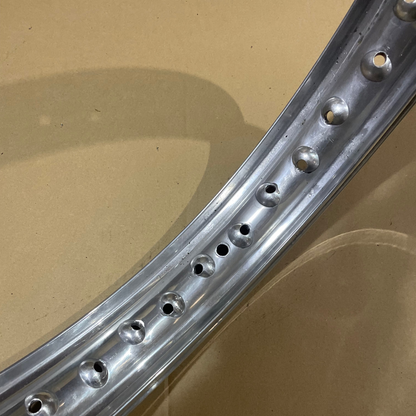 18 x 1.85 Morad Valanced Rim - Norton Dominator/Atlas/Commando - 8" Full Width Hub - Front Or Rear - 40 Hole