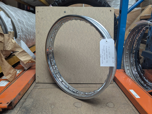 Triumph T90/T100/Tiger – Rear – Standard Chrome – 18”x1.85 – 40h