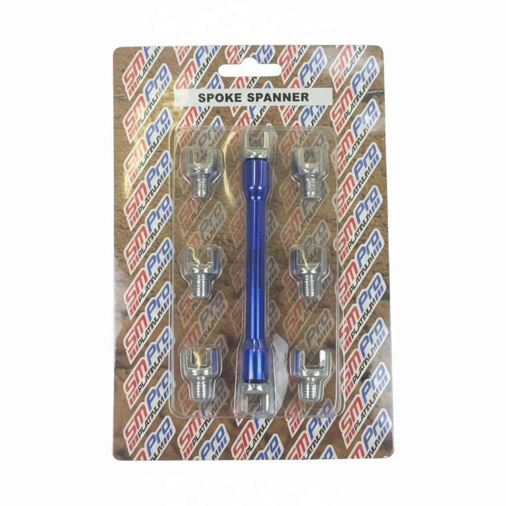 Spoke Spanner (8 interchangeable heads) - Central Wheel Components